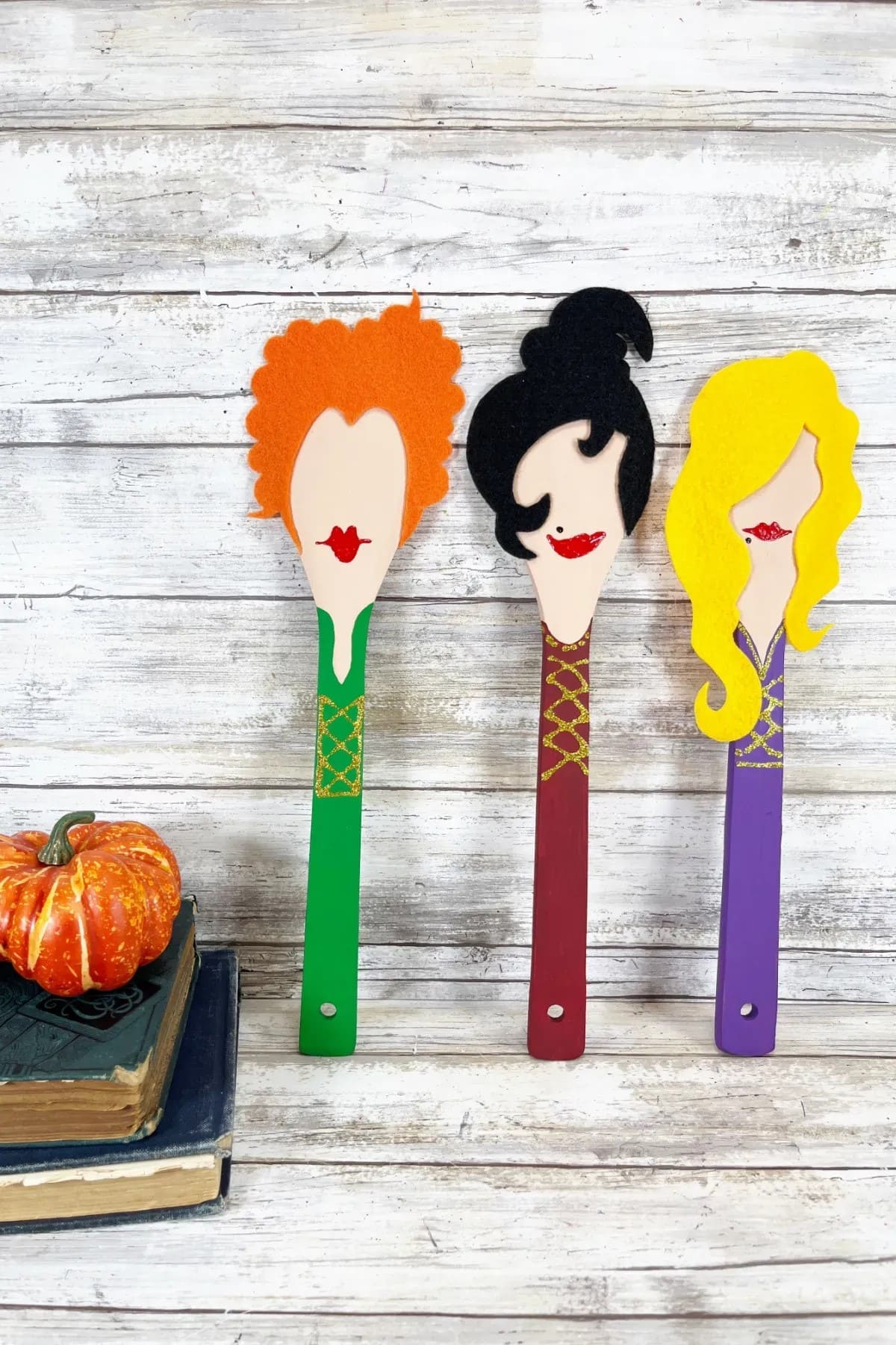 Hocus Pocus Wooden Spoon Witches