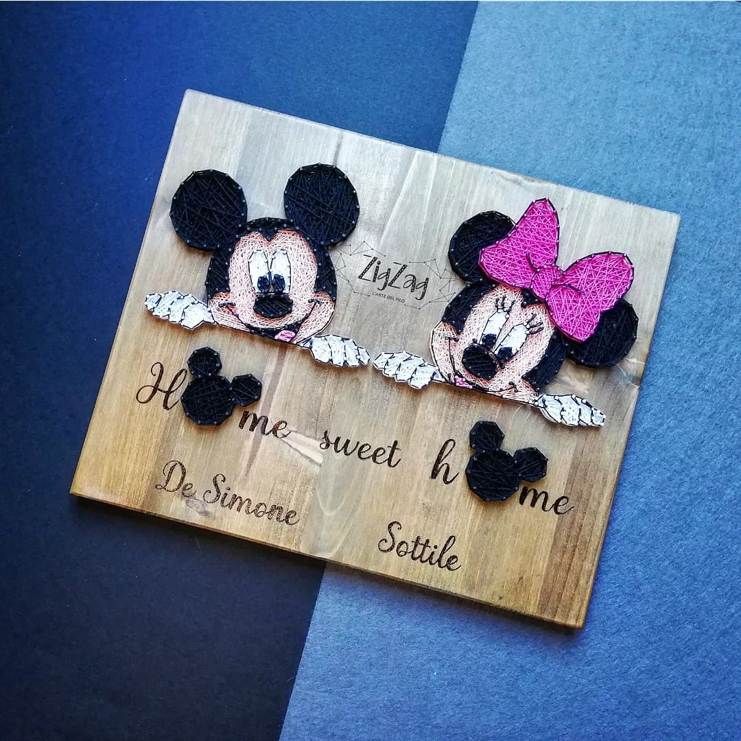 Home Sweet Home Disney String Art