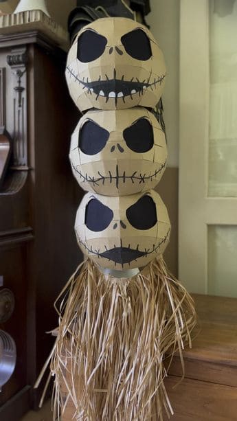 Jack Skellington Totem Decoration