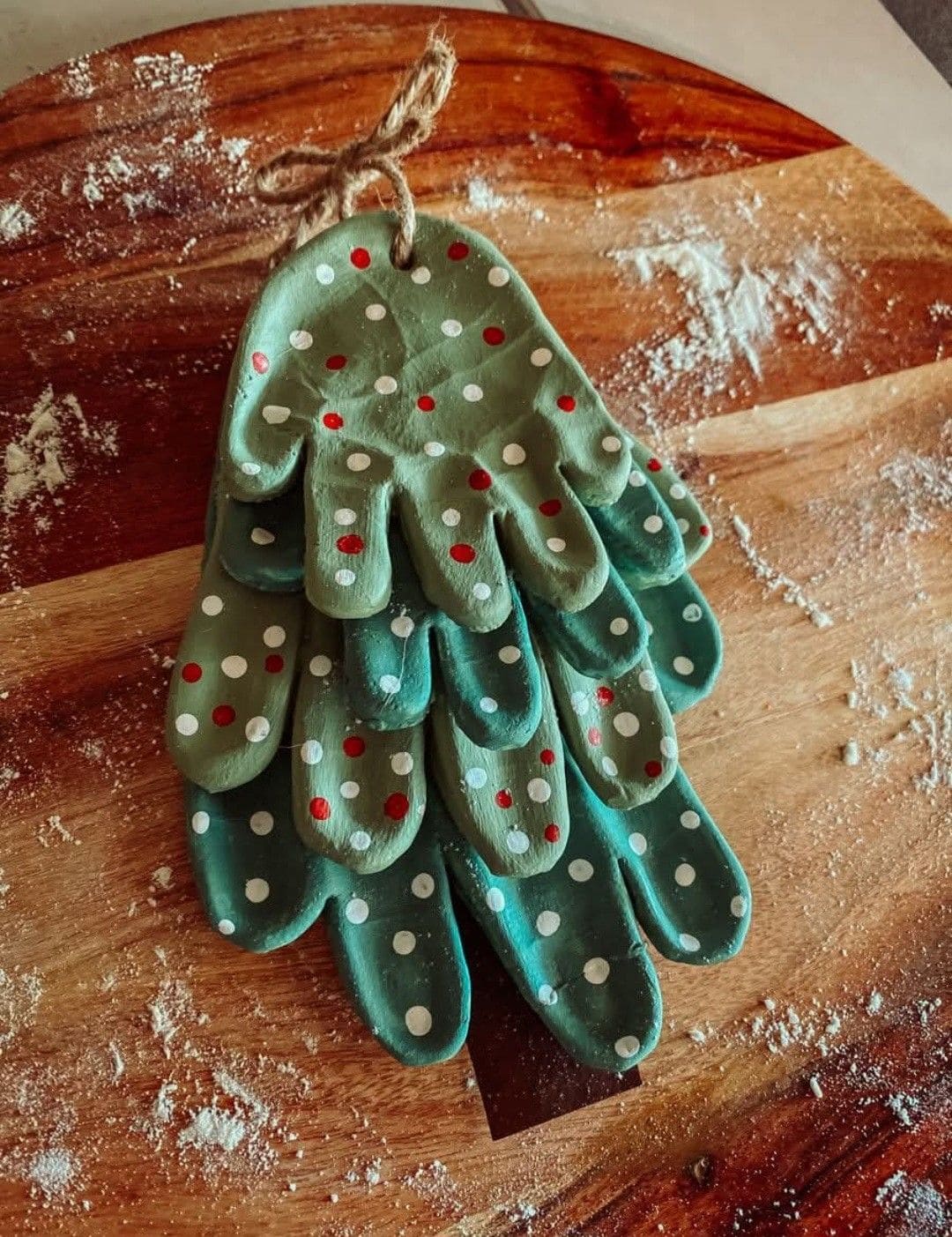 Layered Handprint Christmas Tree