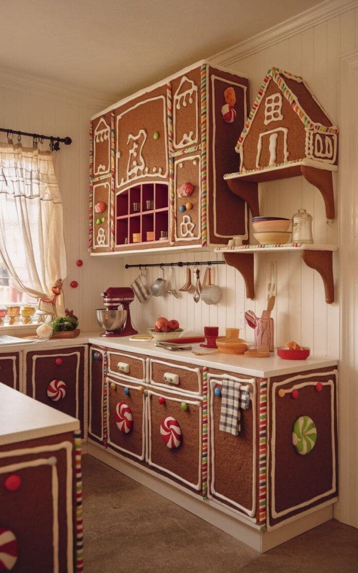 Life-Size Gingerbread Kitchen Makeover