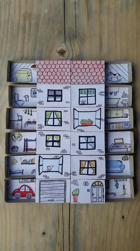 Matchbox Dollhouse Village