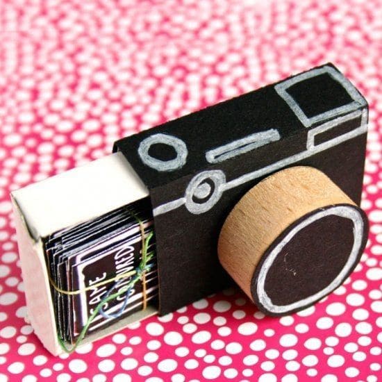 Mini Camera Matchbox Craft