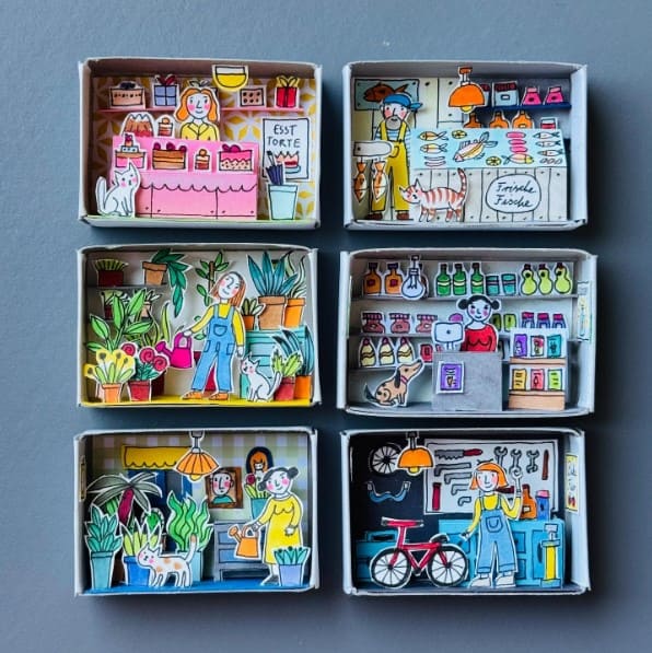 Mini Matchbox Dioramas