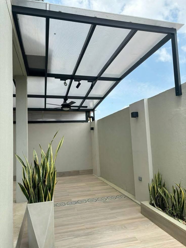 Minimalist Patio Shade Structure