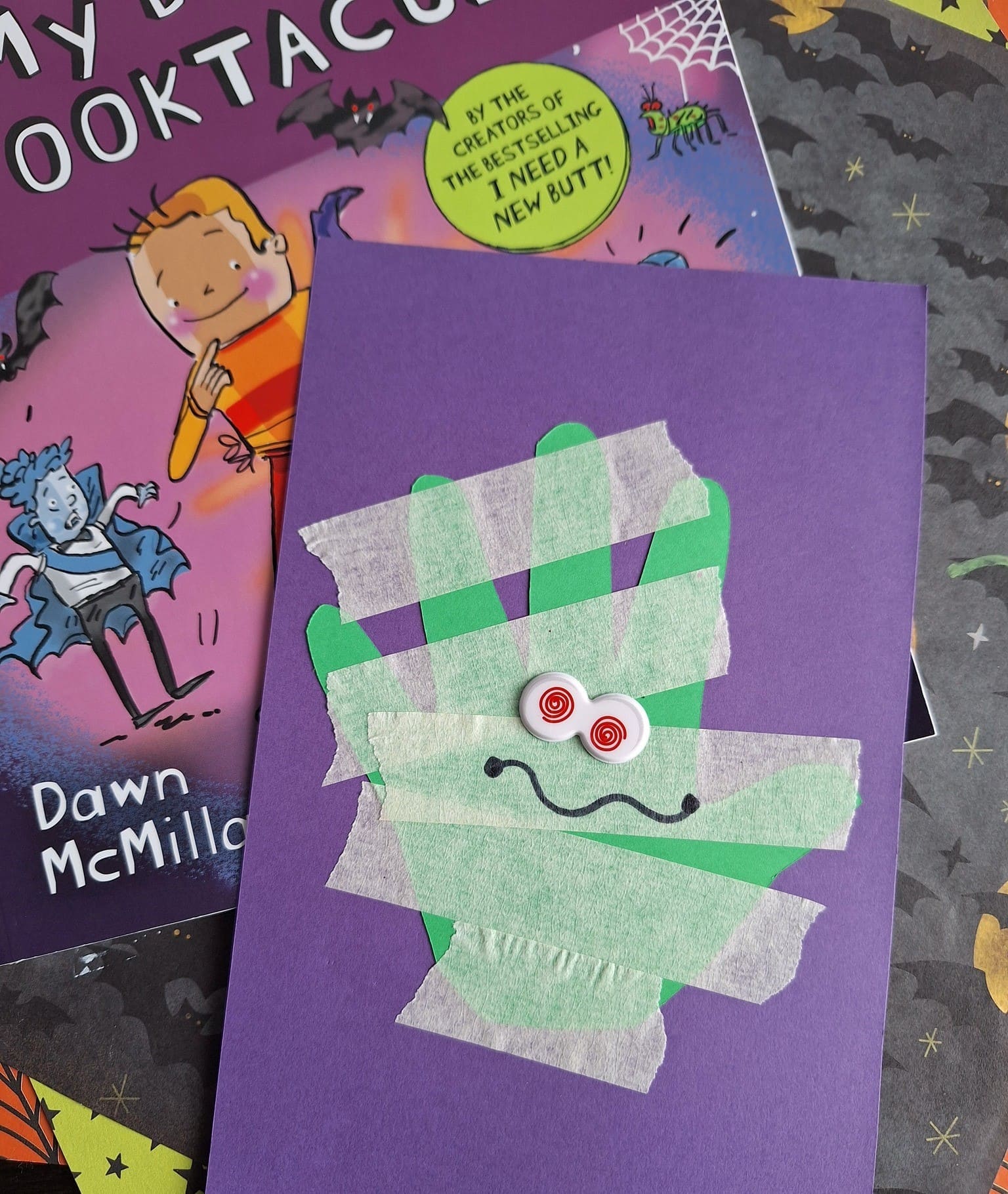 A Spooky-Cute Mummy Card Kids Can Make