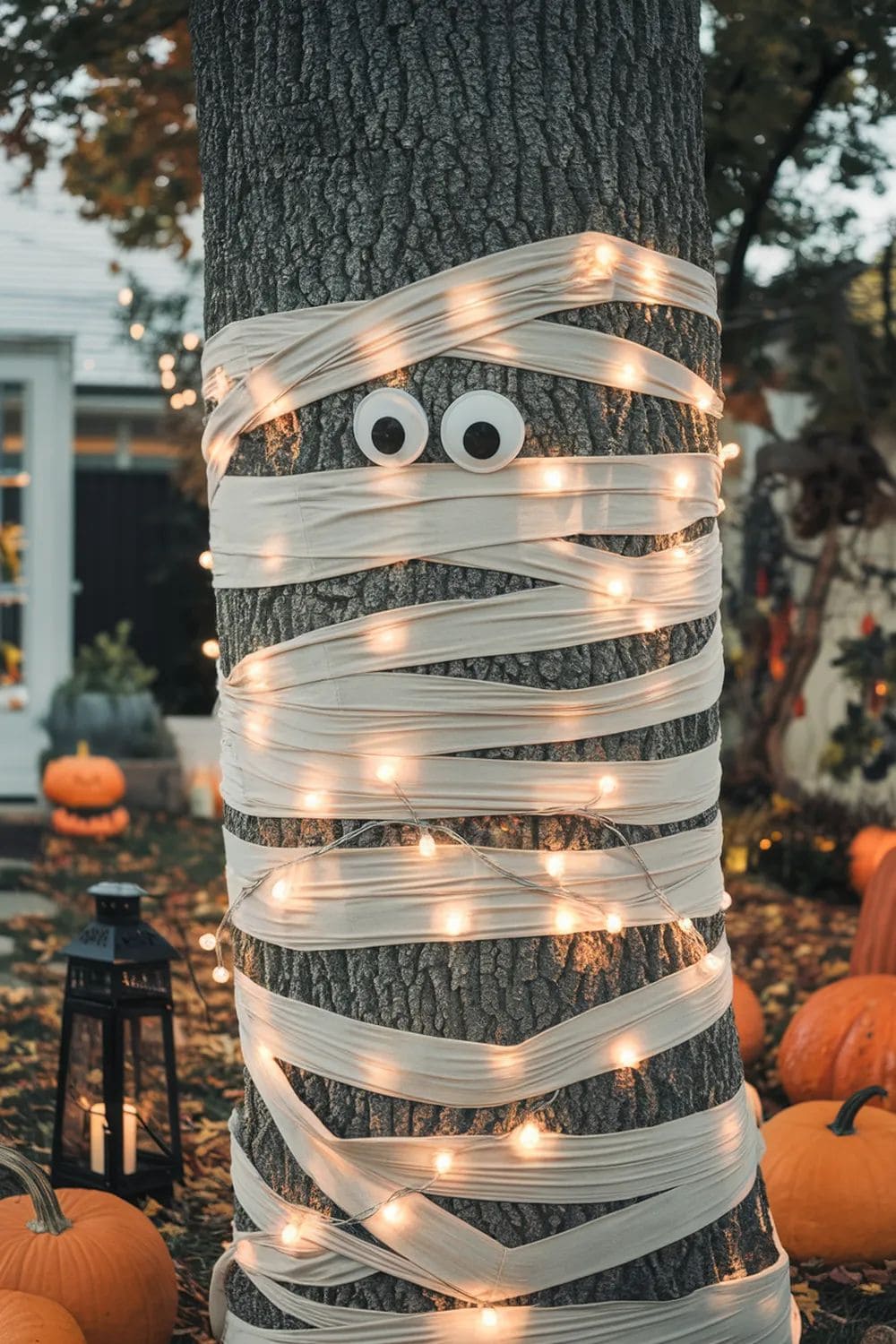 How to Turn Your Front Yard Tree Into a Giant Mummy