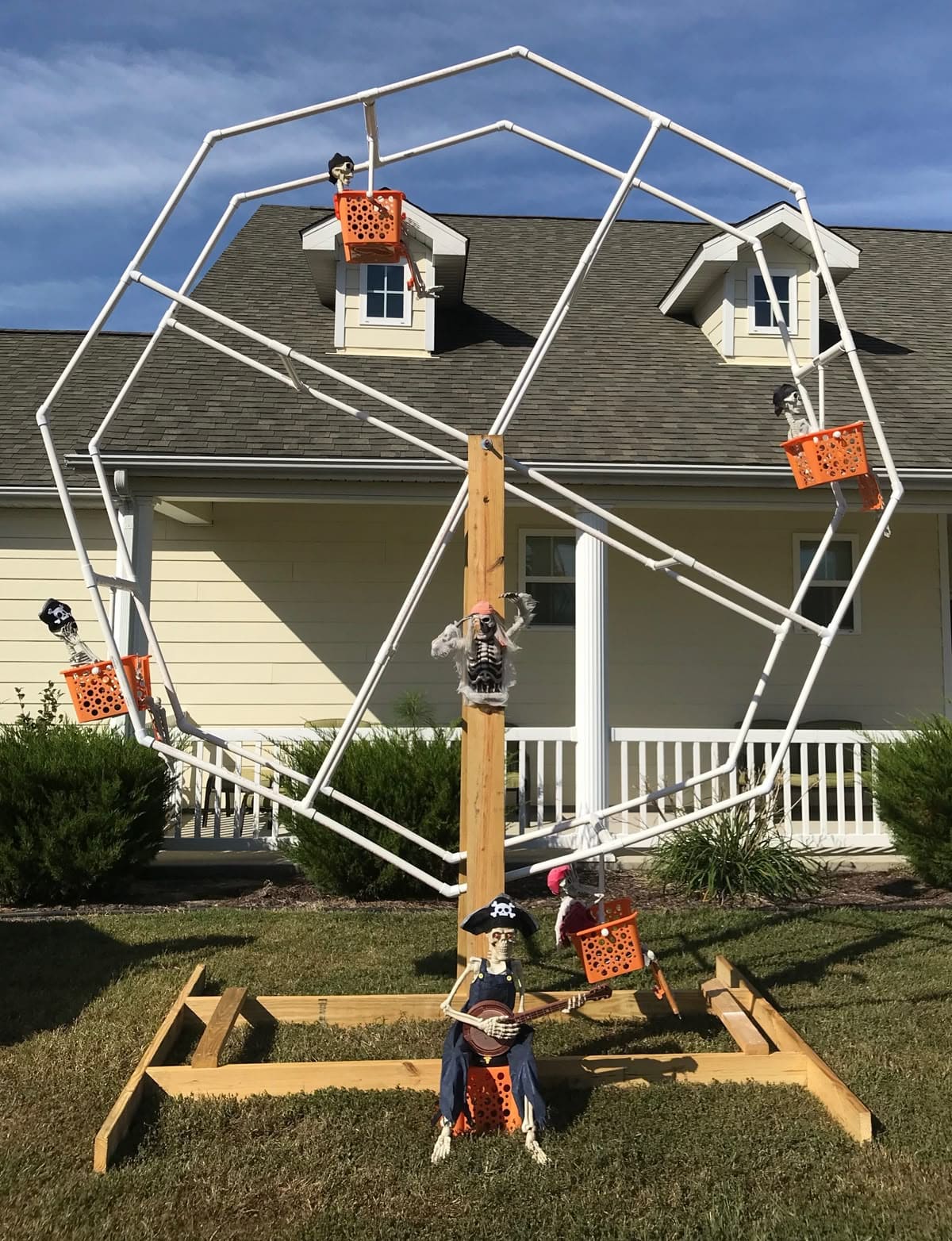 PVC Skeleton Ferris Wheel