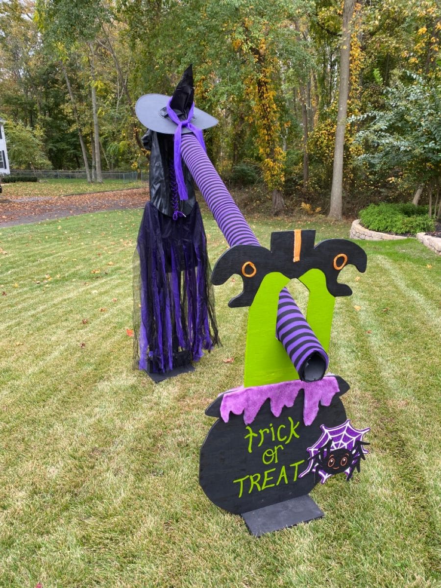 PVC Witch Candy Slide