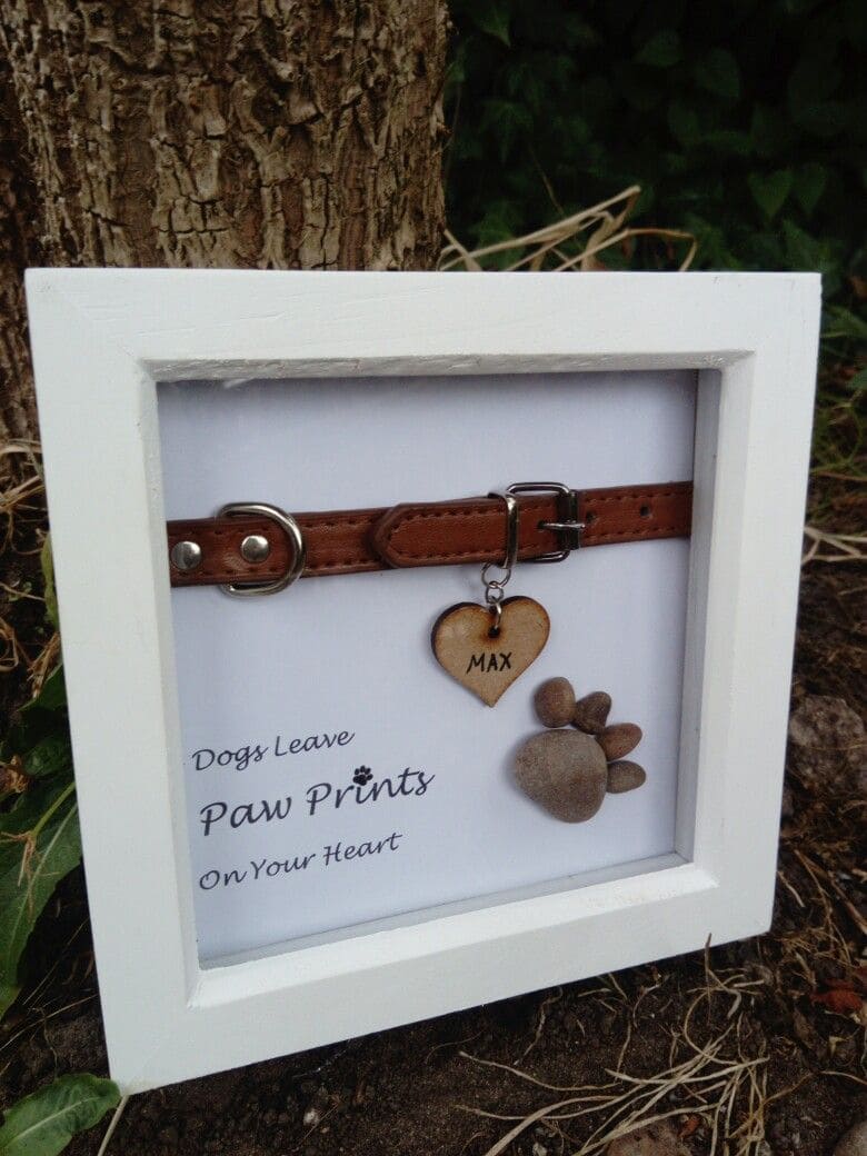 Paw Print Memory Shadow Box