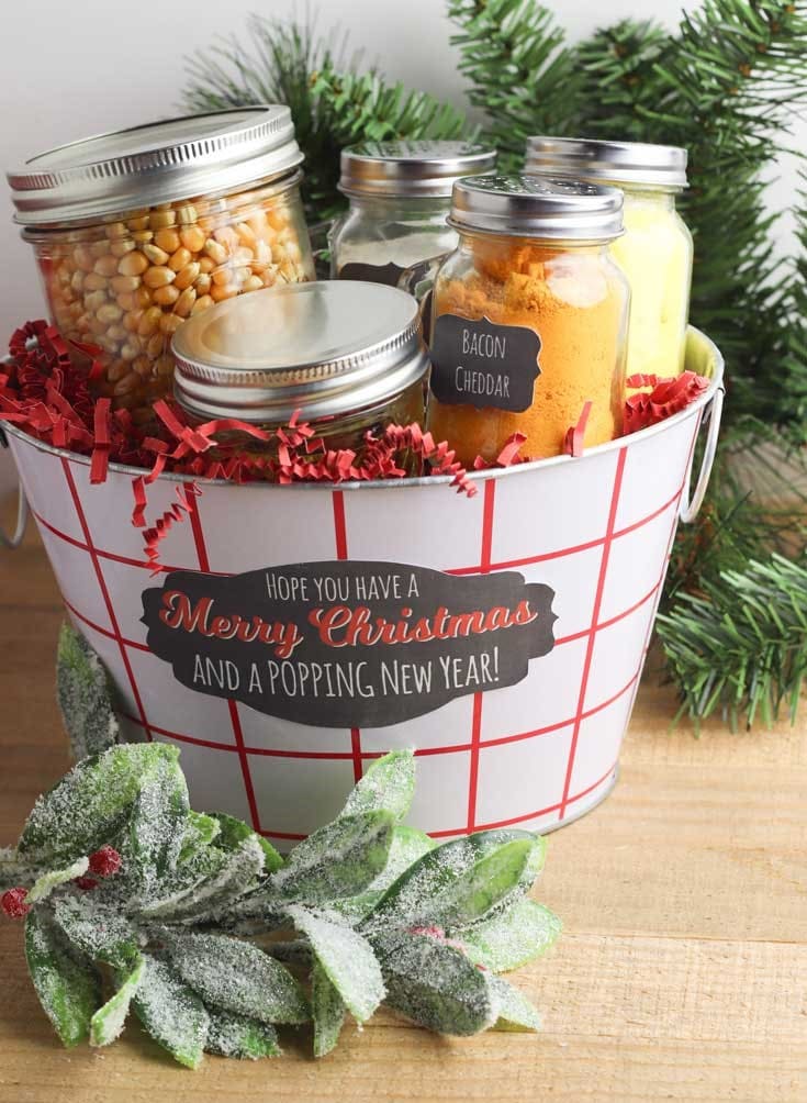 Popping Christmas Snack Basket