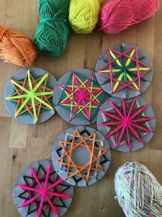 Radiant Yarn Star Weaving