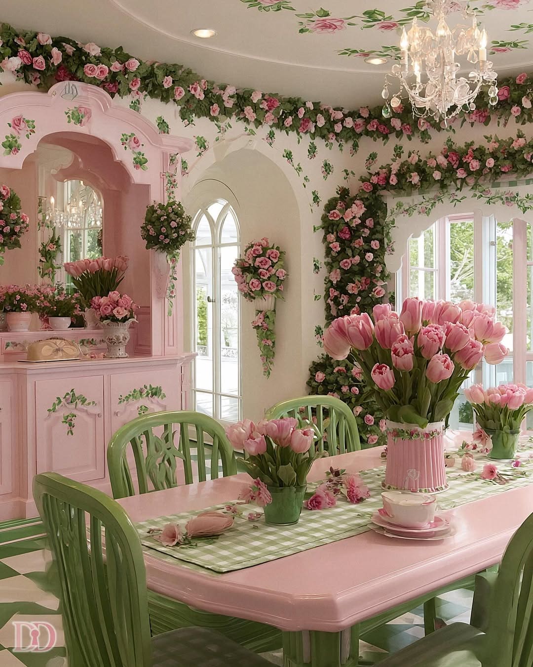Romantic Garden Dining Room