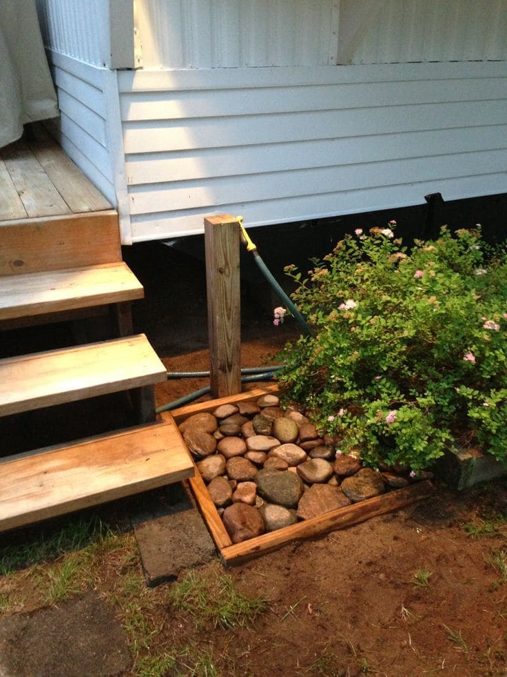 Simple Rock Drain Wash Spot