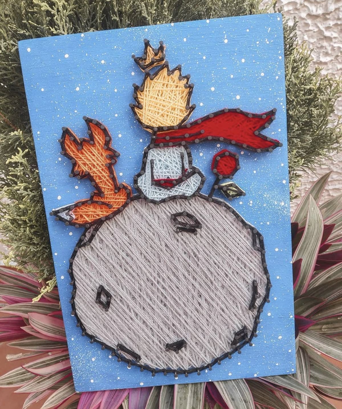 The Little Prince Planet String Art