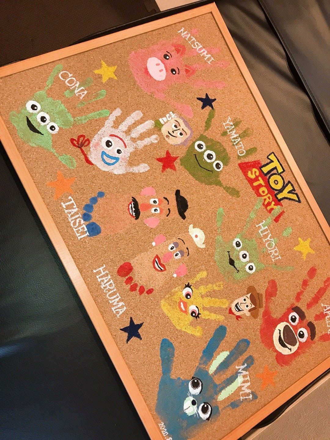 Toy Story Handprint Characters Board