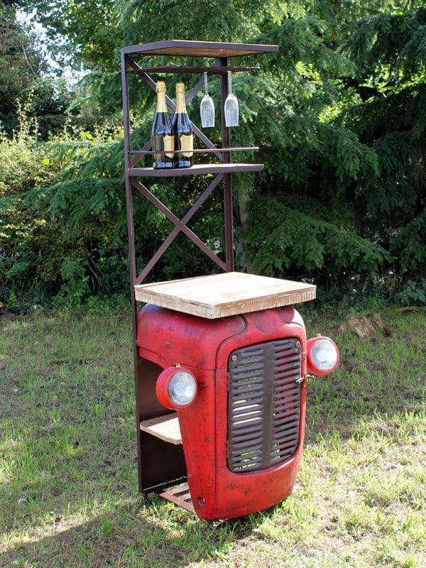 10 Creative Ways to Upcycle Old Tractors for Your Home Upcycled Tractor Front Bar Station