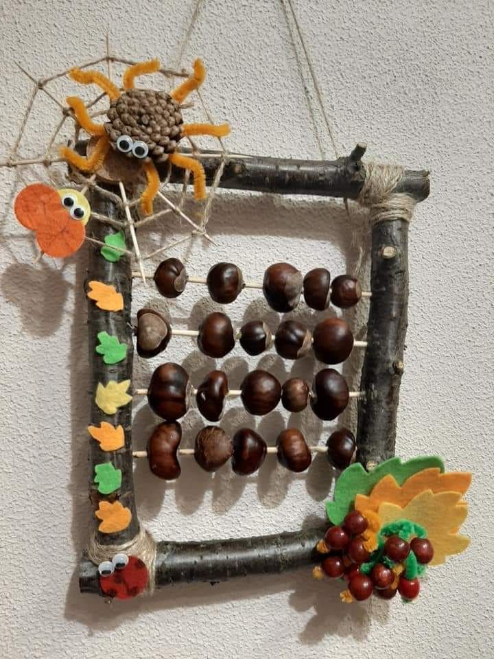 Woodland Chestnut Abacus Frame