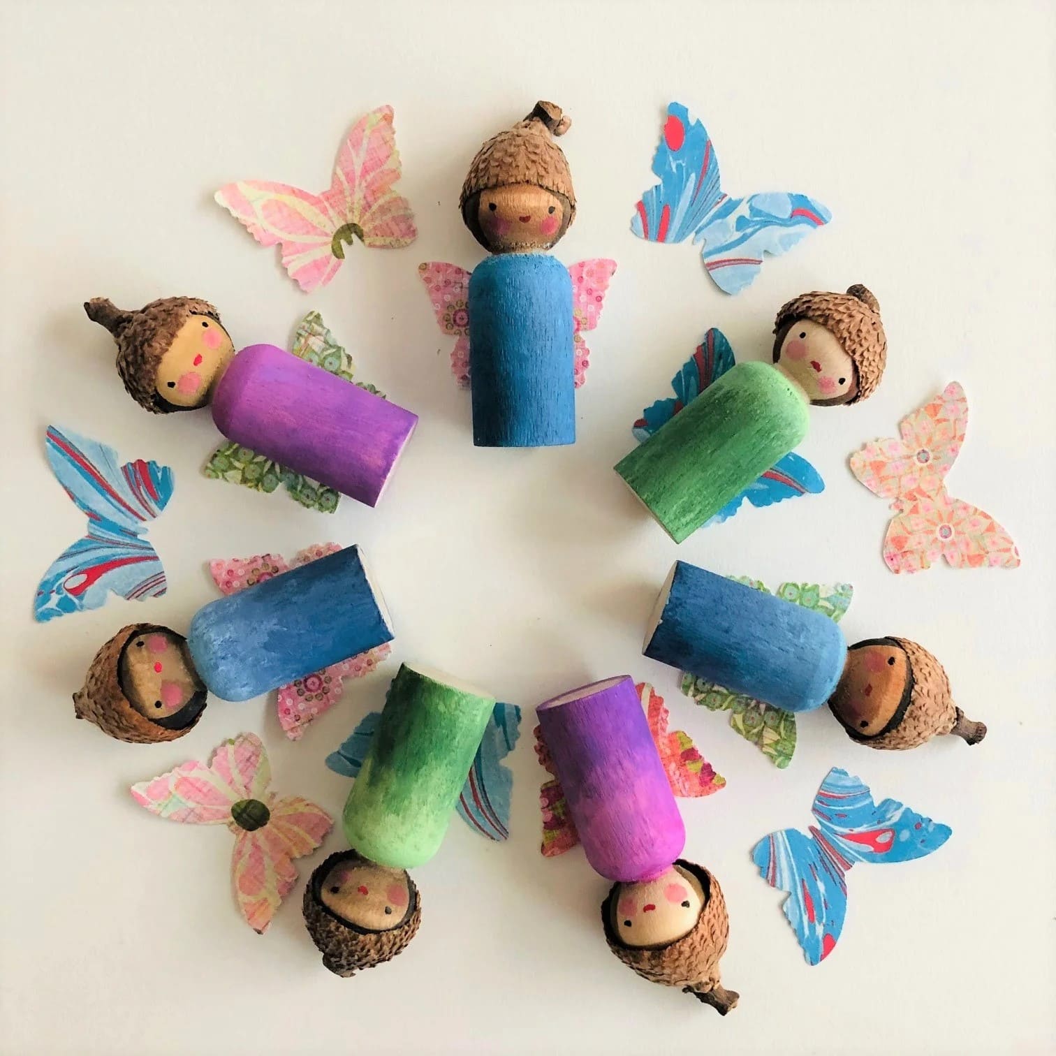 20 Fairy Doll Crafts to Create Your Own Fantasy World Acorn Cap Fairy Buddies