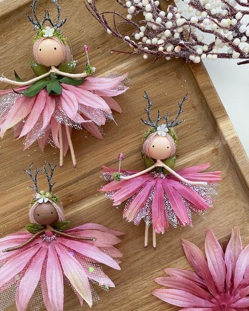20 Fairy Doll Crafts to Create Your Own Fantasy World Blossom Petal Fairy Dancers