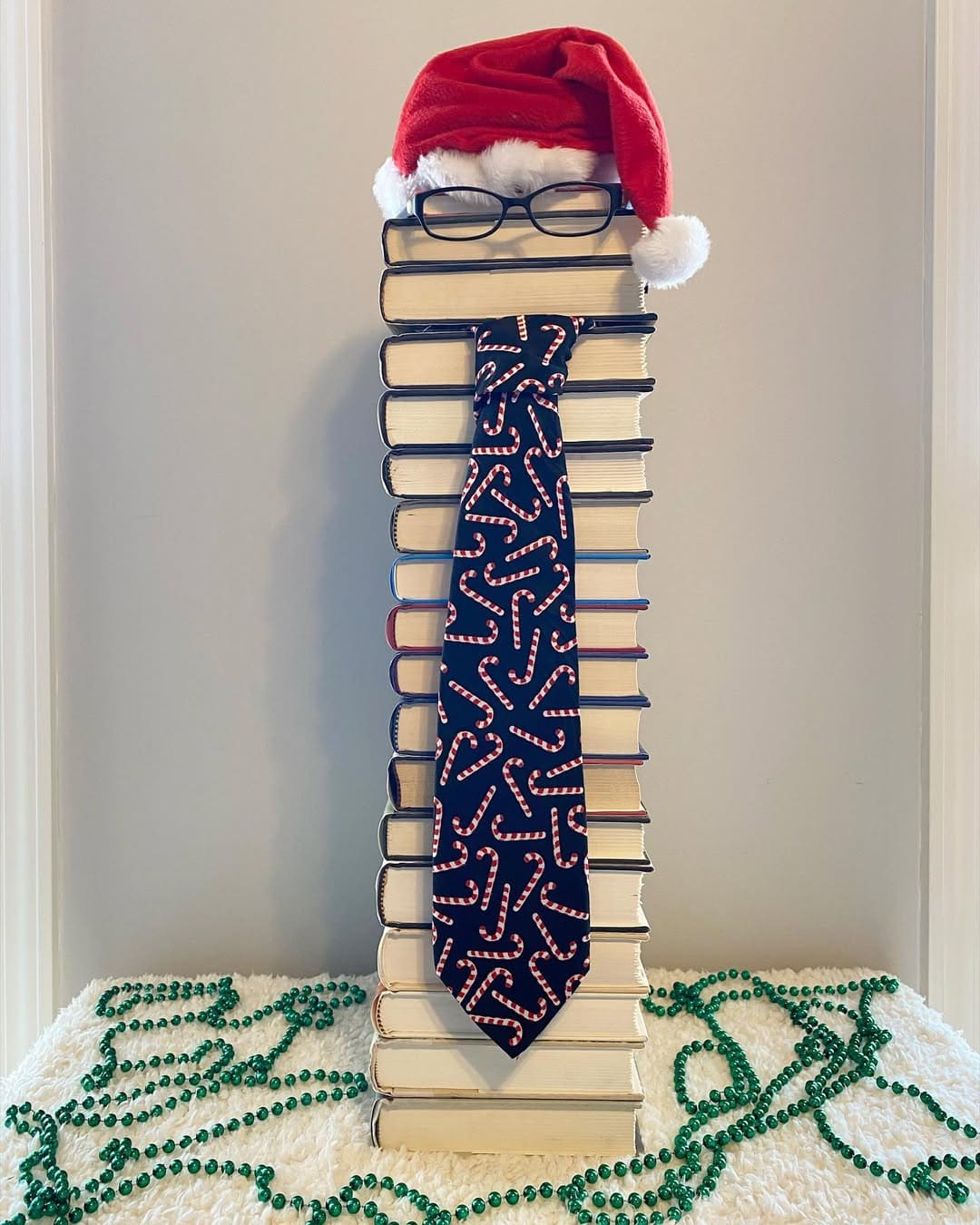 Bookish Santa Stack Display