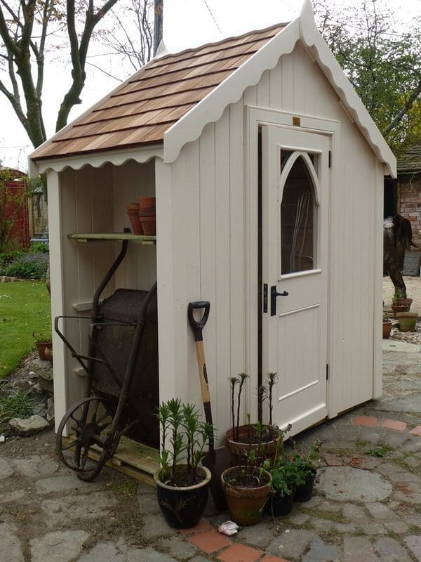 25 Stunning Garden Shed Ideas to Elevate Your Backyard Space Charming Classic Garden Shed