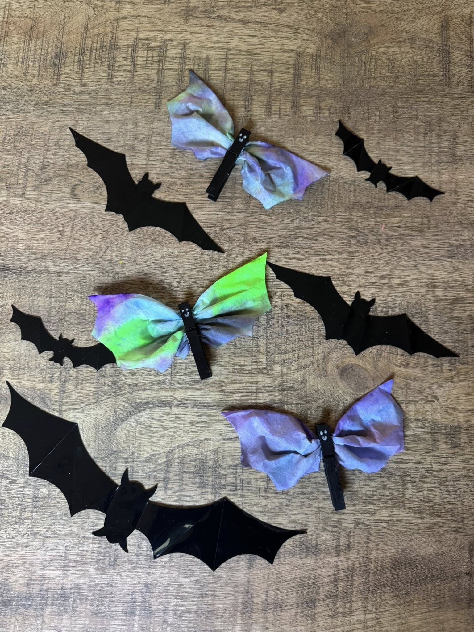 Coffee Filter Bats