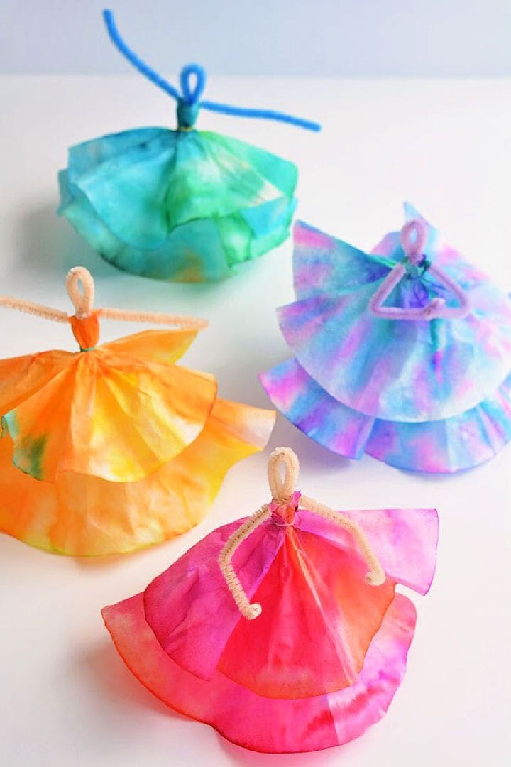Coffee Filter Dancing Fairies