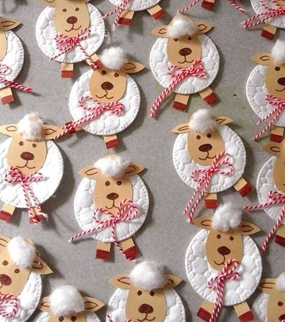 Cotton Pad Sheep Craft