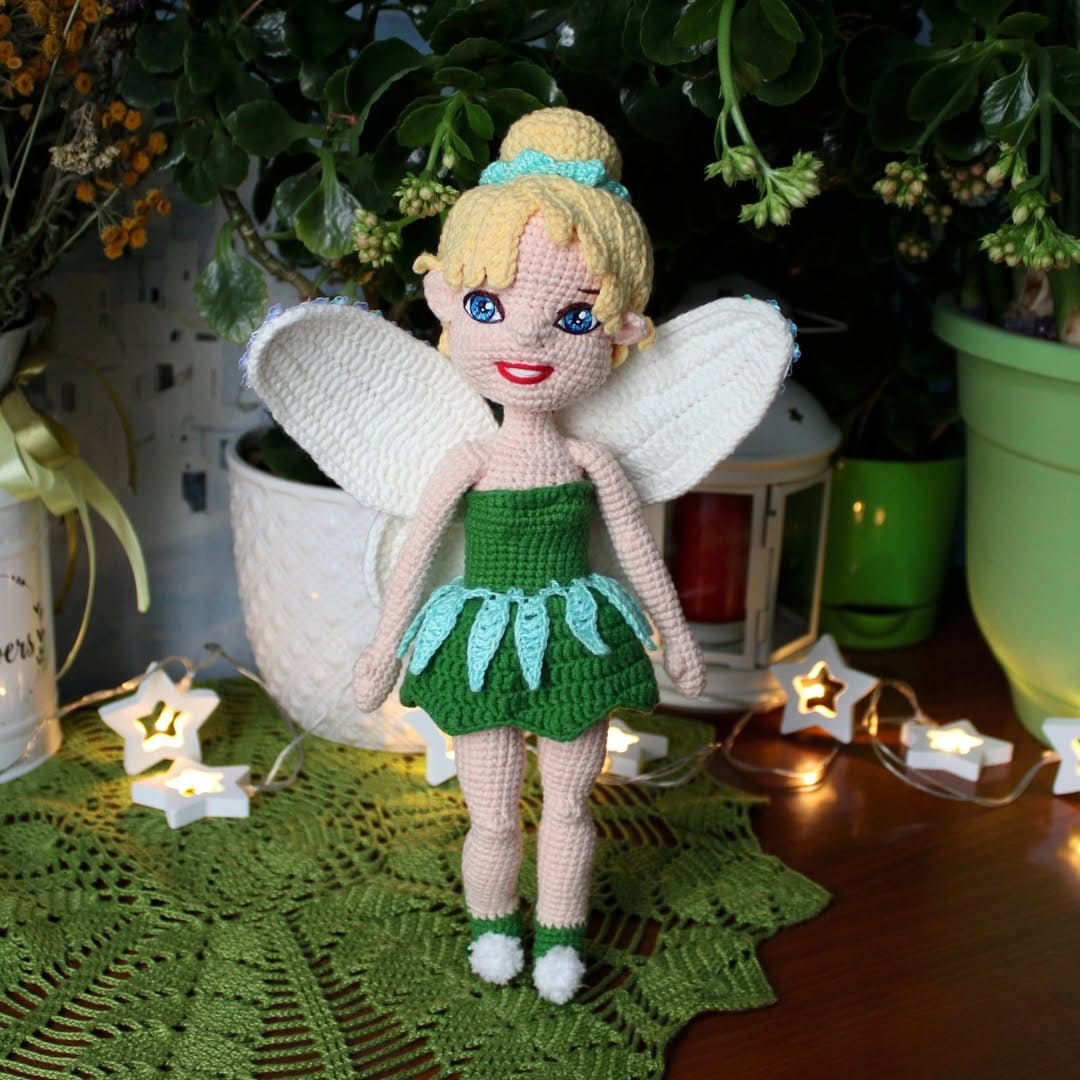 20 Fairy Doll Crafts to Create Your Own Fantasy World Crocheted Forest Fairy Doll