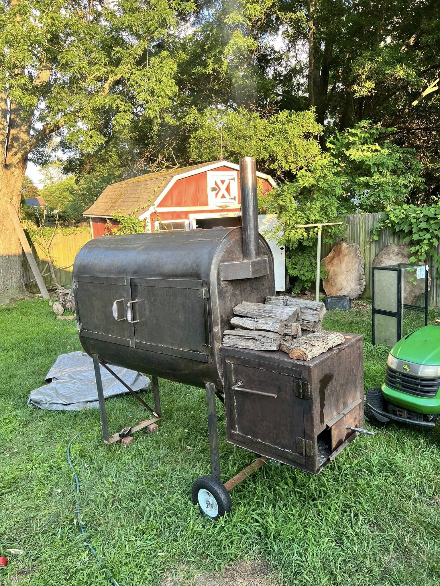 Custom Built Offset Smoker