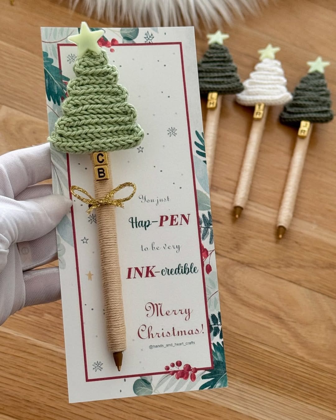 20 Lovely DIY Knitted Wire Craft Ideas You Must Try DIY Christmas Tree Pen Craft