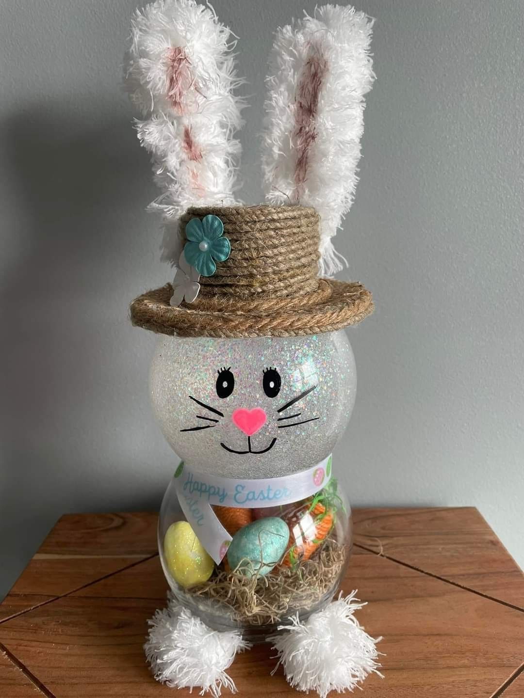 12 Creative DIY Fish Bowl Projects to Brighten Your Home Easter Bunny Fish Bowl Craft