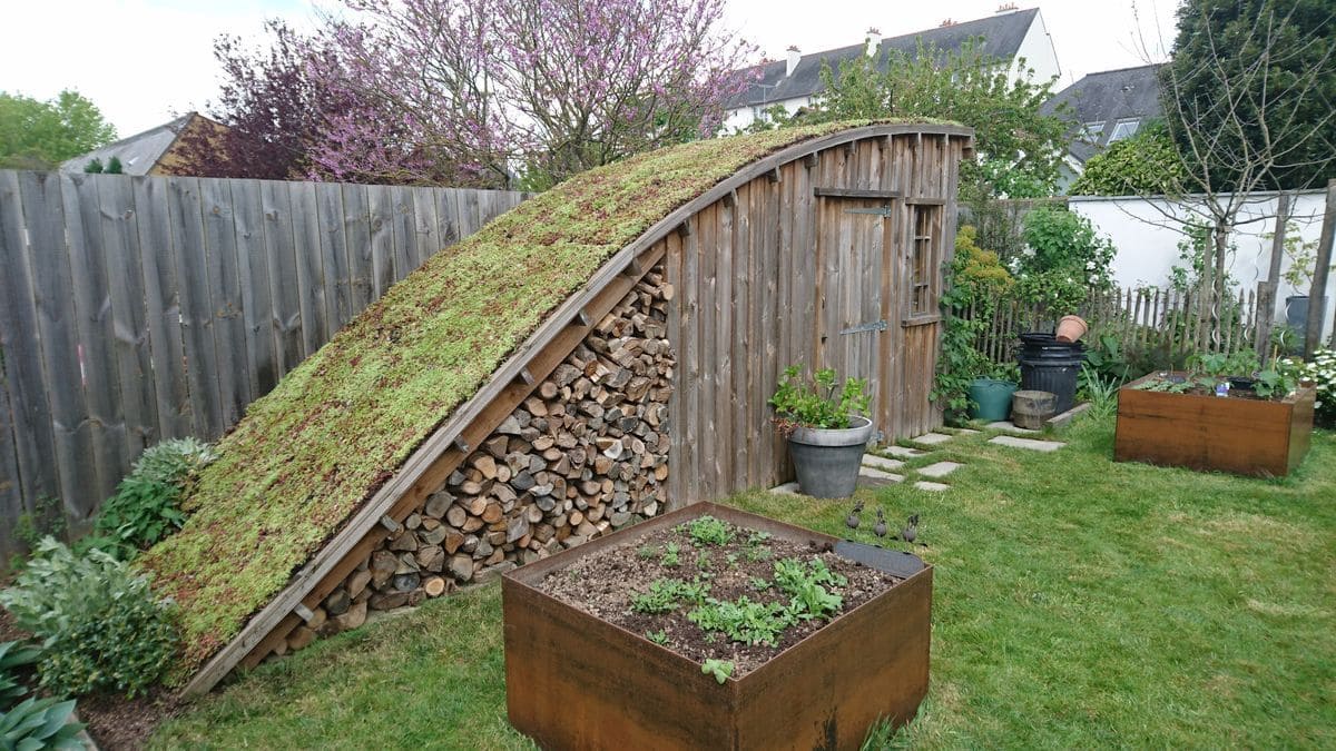 25 Stunning Garden Shed Ideas to Elevate Your Backyard Space Eco-Friendly Earth-Sheltered Garden Shed