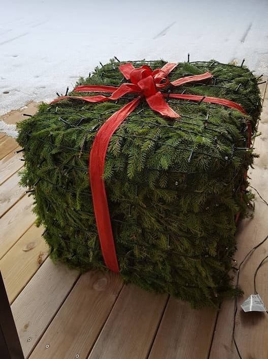 Evergreen Gift Box Display