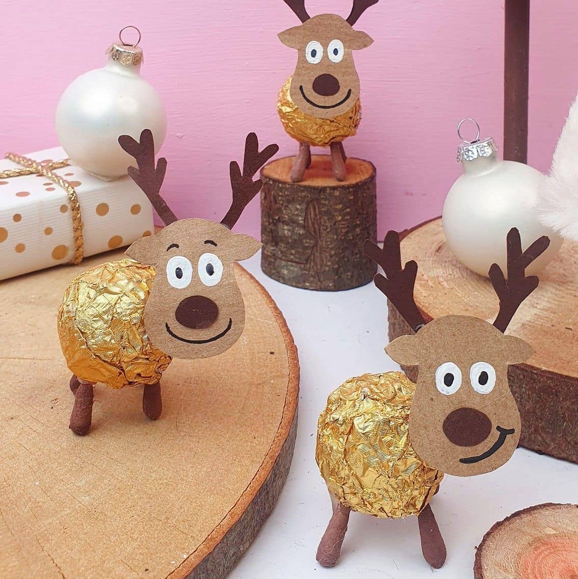 Ferrero Rocher Reindeer Treats