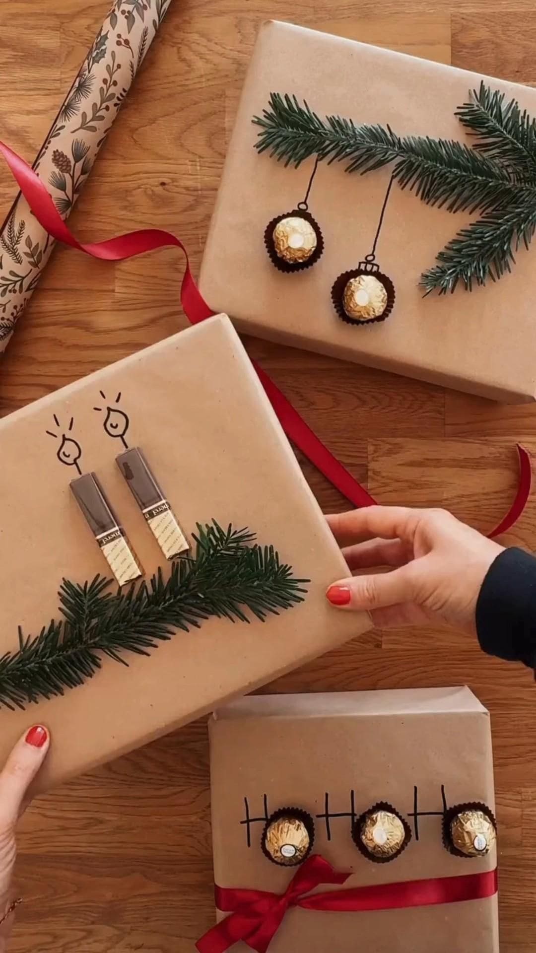 Festive Ferrero Gift Wrap Decor