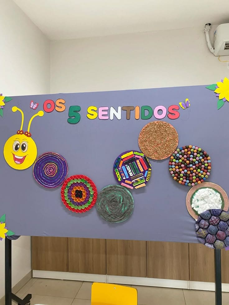 Five Senses Caterpillar Wall