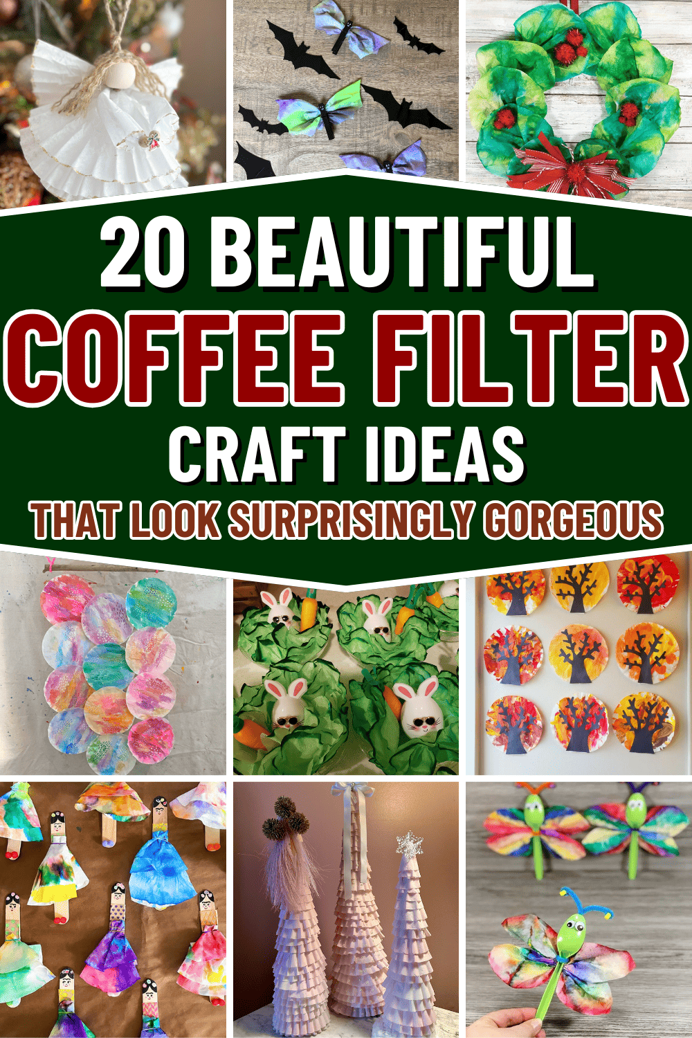 20 Coffee Filter Craft Ideas That Look Surprisingly Gorgeous