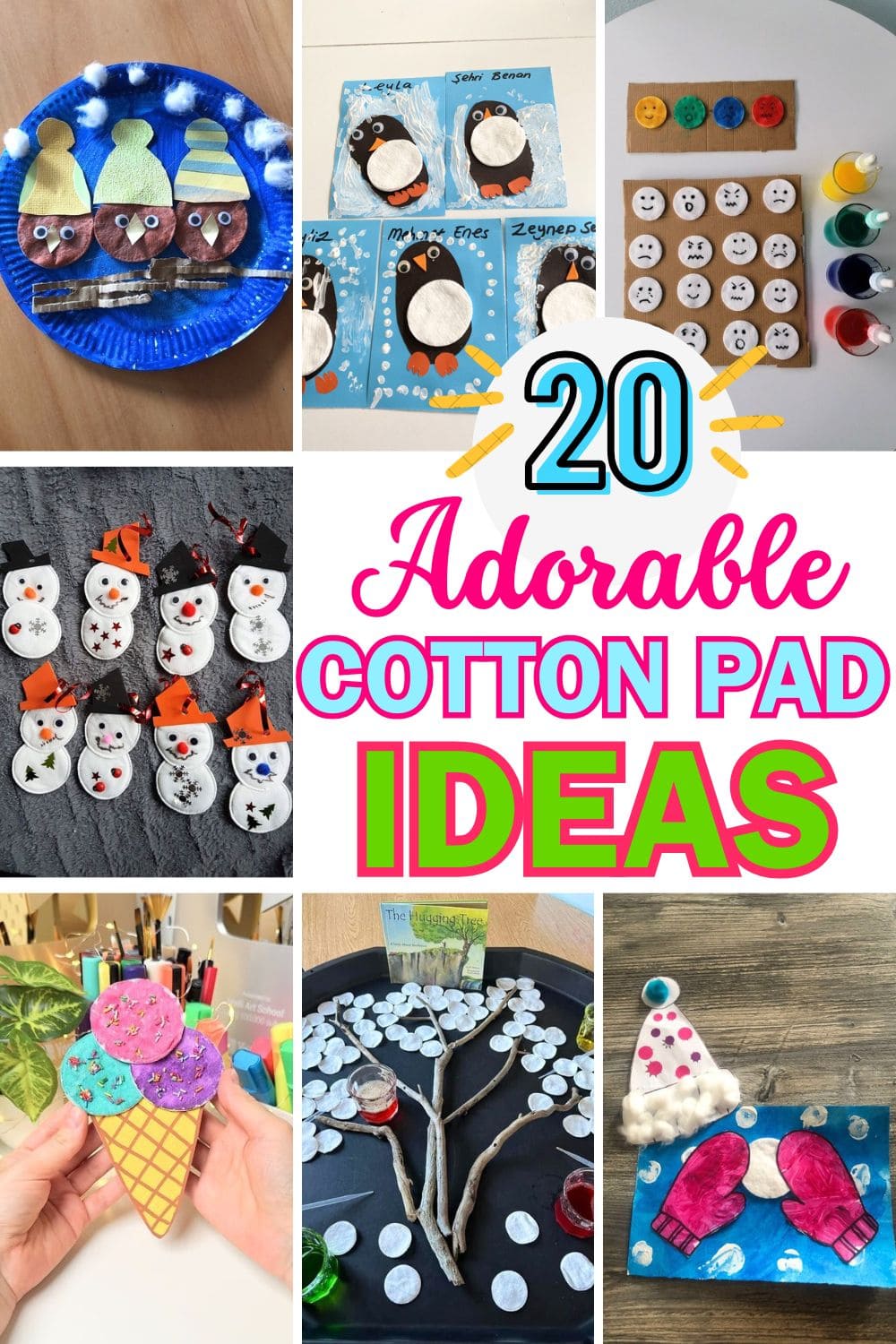 20 Genius Cotton Pad Crafts You’ll Want to Try With Kids