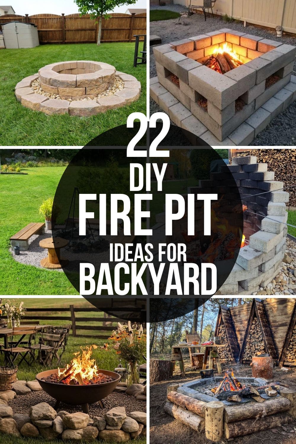 22 Backyard Fire Pit Ideas You Can Easily Build Yourself