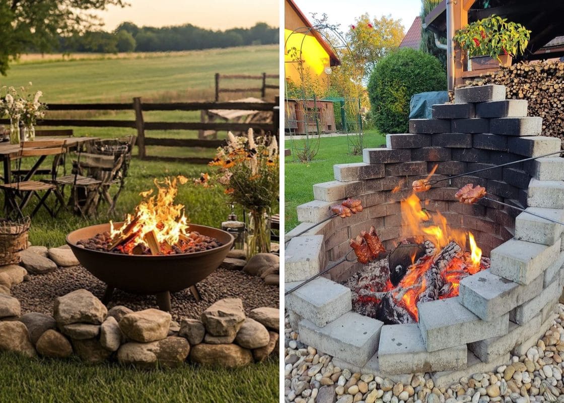 22 Backyard Fire Pit Ideas You Can Easily Build Yourself