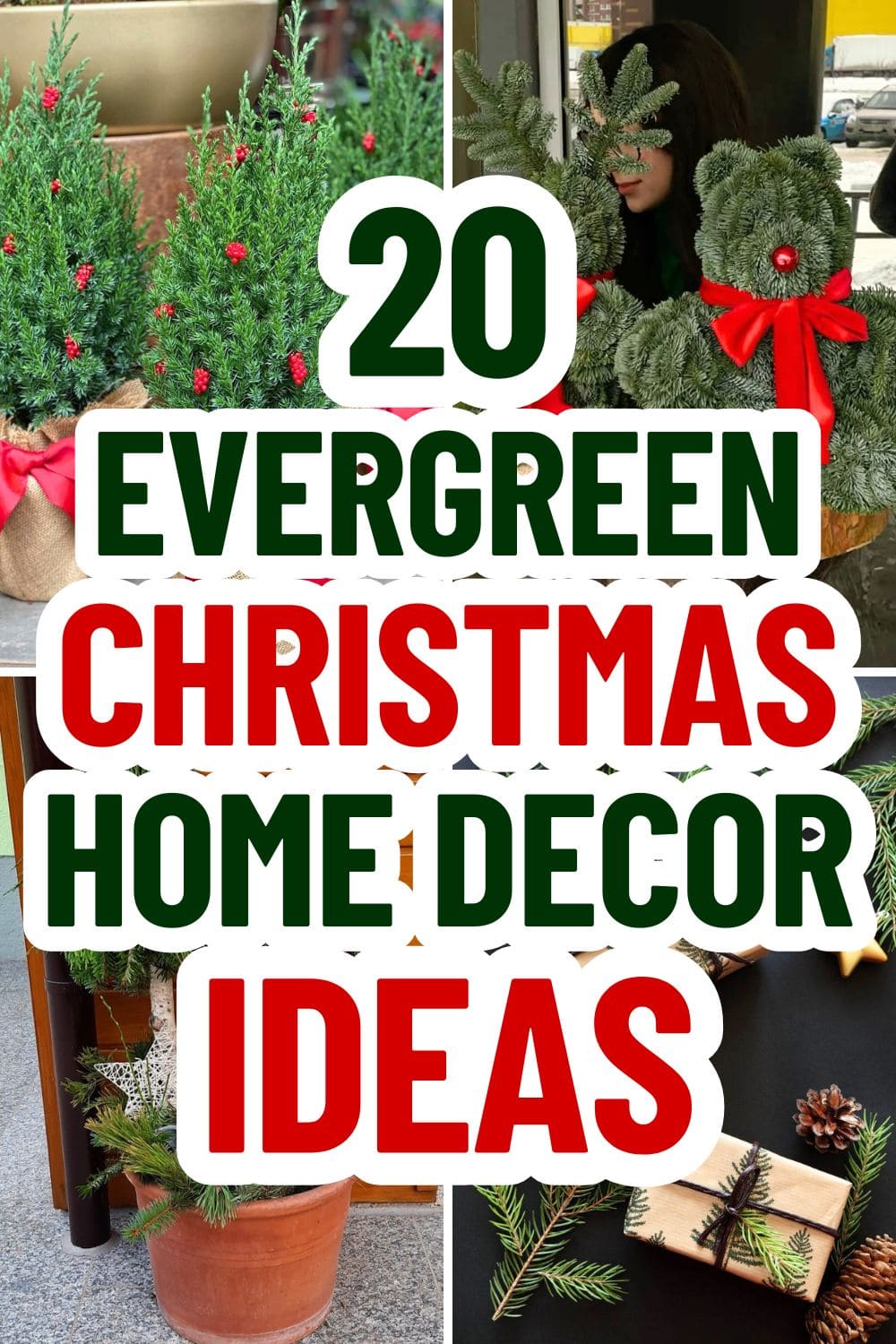 20 Evergreen Decor Ideas for a Natural Christmas Home