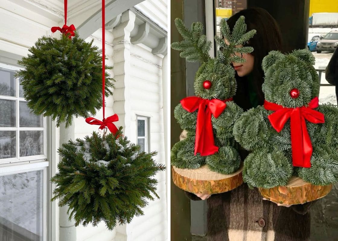 20 Evergreen Decor Ideas for a Natural Christmas Home