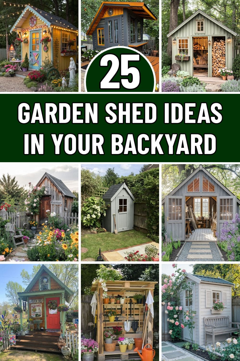 25 Stunning Garden Shed Ideas to Elevate Your Backyard Space 25 Stunning Garden Shed Ideas to Elevate Your Backyard Space