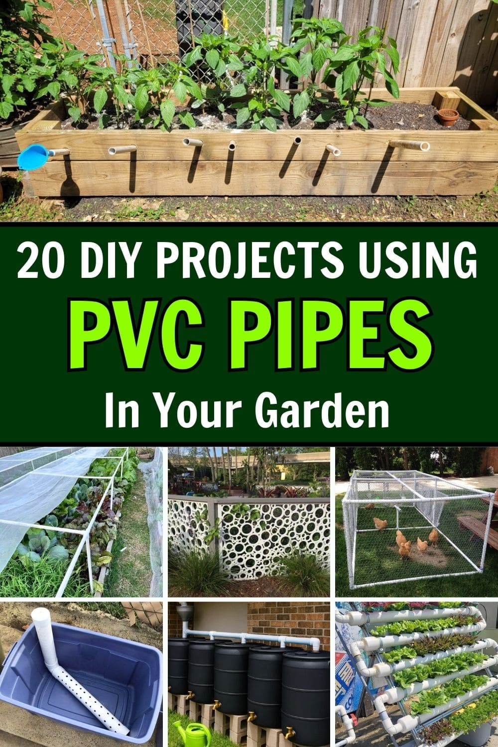 20 Creative DIY PVC Pipe Projects for Your Garden