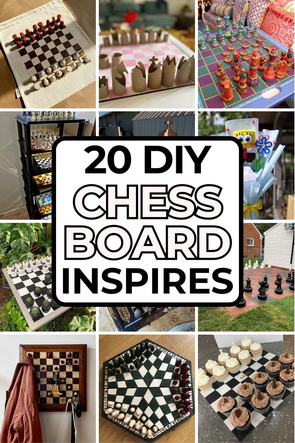 20 Creative DIY Projects Inspired by Chess Boards 20 Creative DIY Projects Inspired by Chess Boards