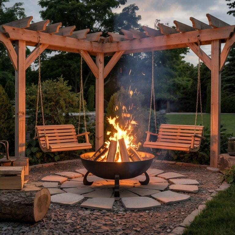 Hanging Swing Fire Pit Haven