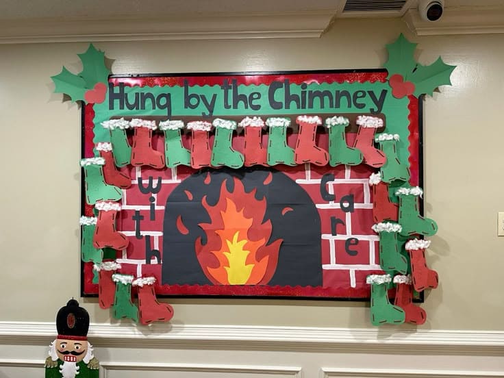 Hung by the Chimney with Care Board