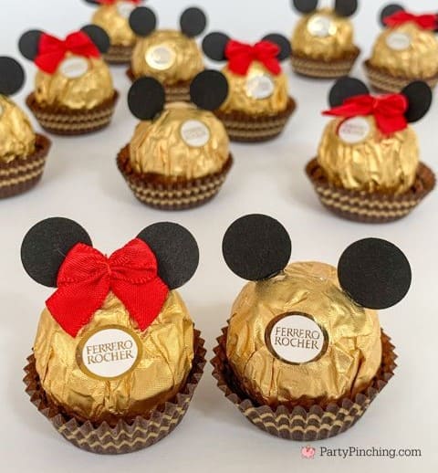 Mickey and Minnie Ferrero Rocher Treats
